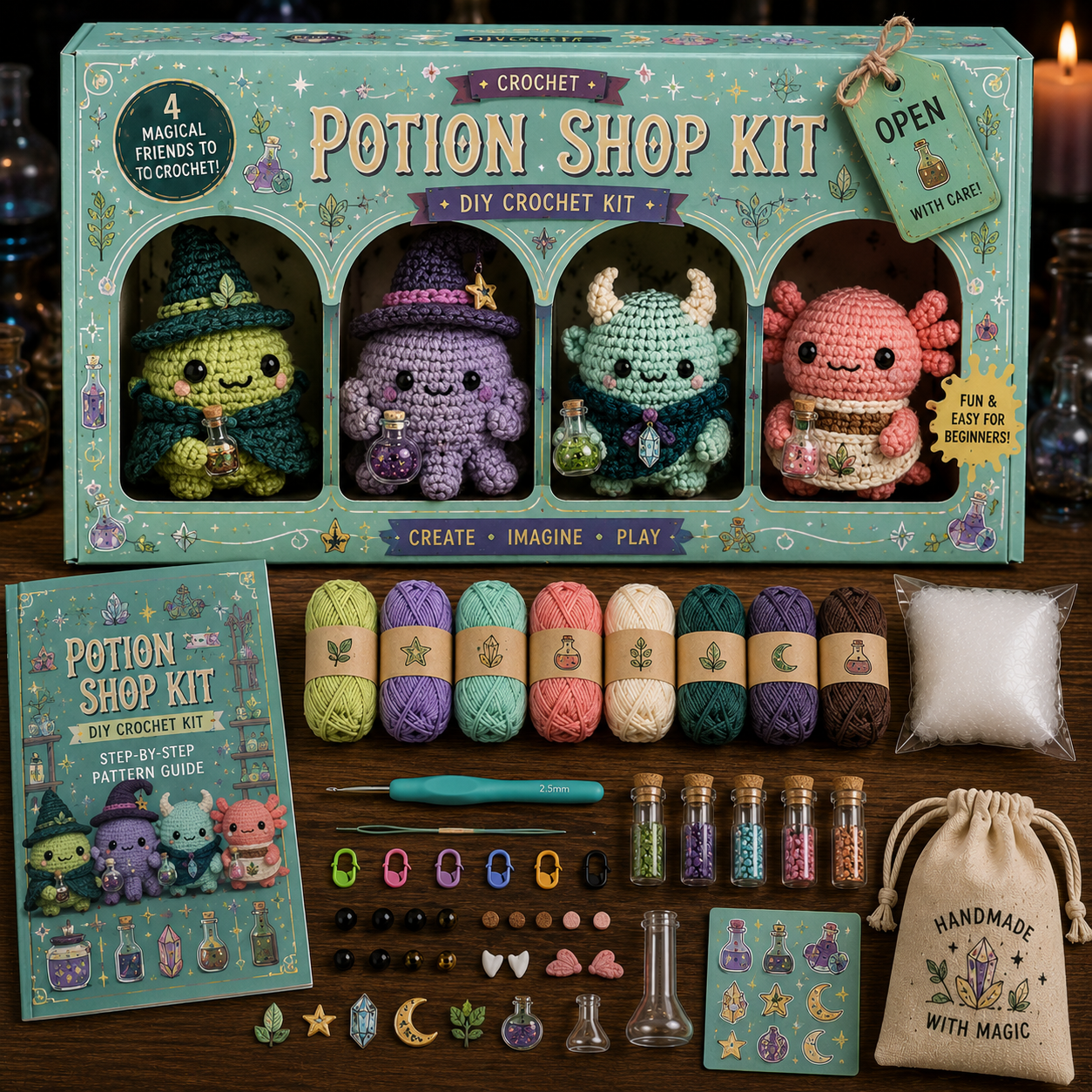 🧶✨ Spooky Stitch Adventures DIY Crochet Collection