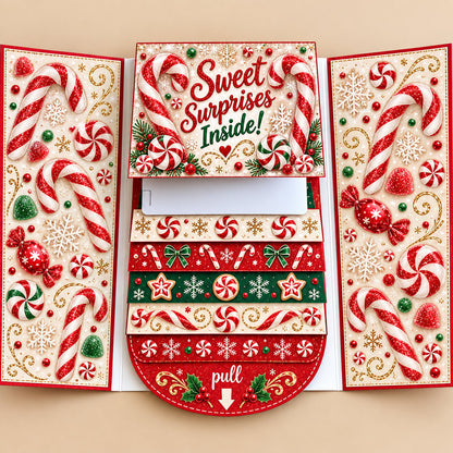 ⏰LAST DAY 50% OFF - 2026 New🎅🎁 Waterfall Christmas Gift Card Booklet 💳✨