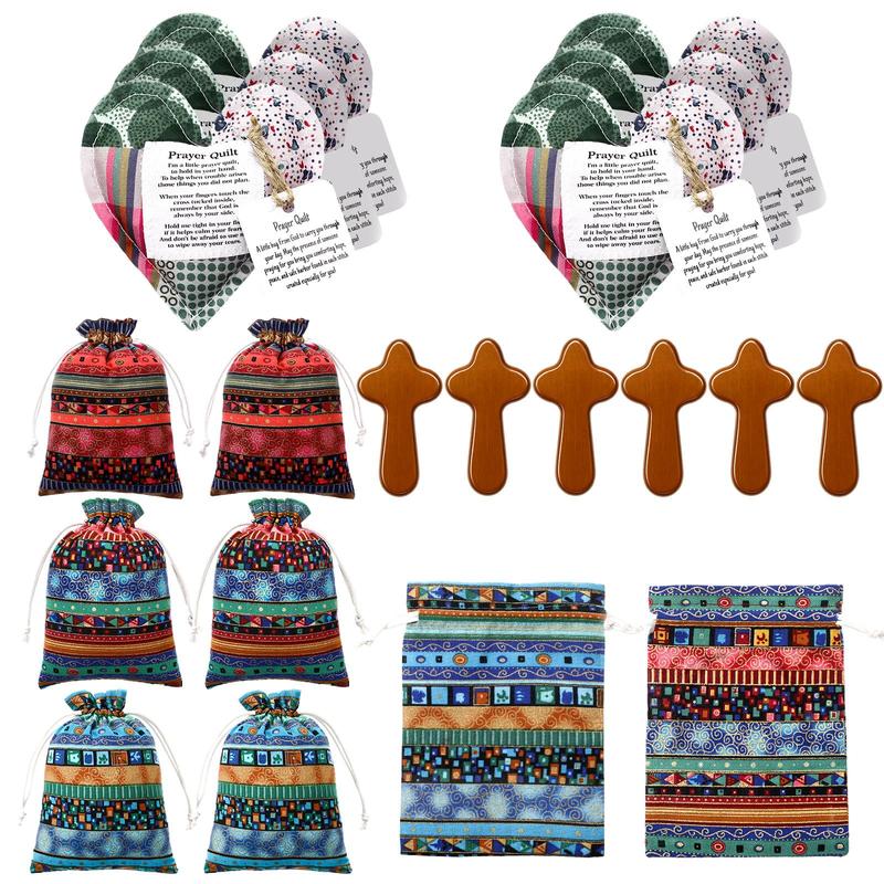 ✝️ Pocket Prayer Quilt Gift Set | 6 Little Blessings for the People You Love 🎁