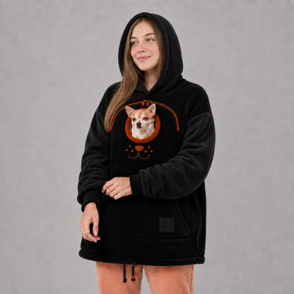 ⏰LAST DAY 50% OFF 🐾 Stay-Close Cuddle Hoodie™ – Cozy Hands-Free Pouch for Cats & Small Dogs