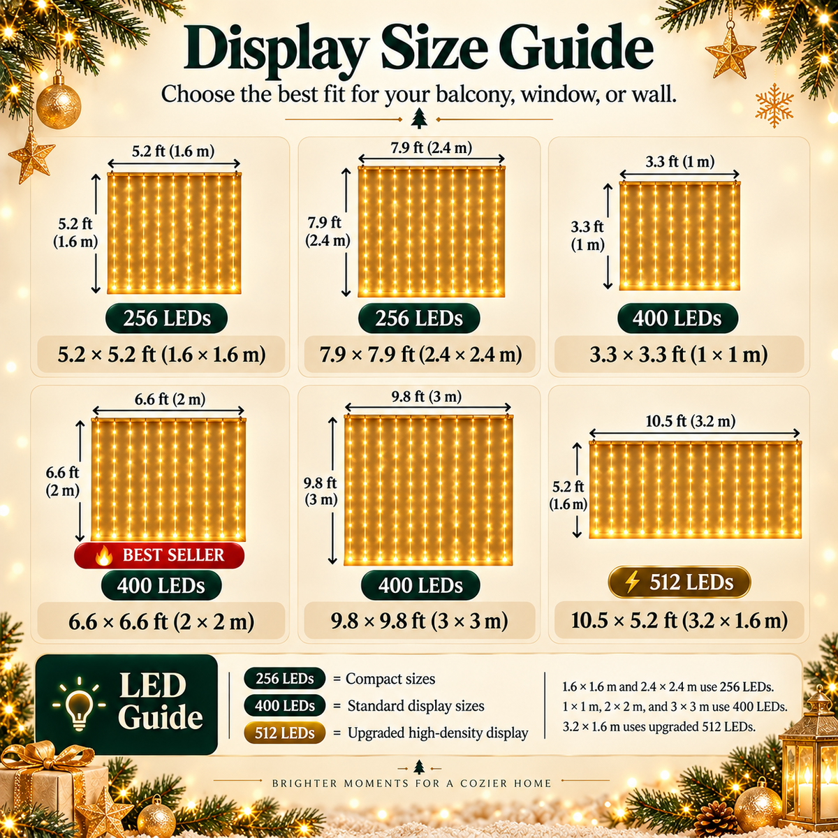 GlowCanvas size guide