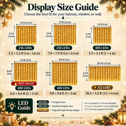 🎄GlowCanvas™ PixelWindow™ | Turn Any Window Into a Light Show