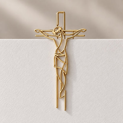 Faith-Inspired Gold Paper Clips ✝️ | Decorative Christian Page Markers, Perfect Small Religious Gifts for Church Friends & Family (Set of 20)