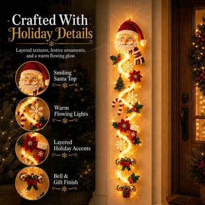 🎄 Christmas Magic Glowing Door Hanger – Light Up Your Door for the Holidays