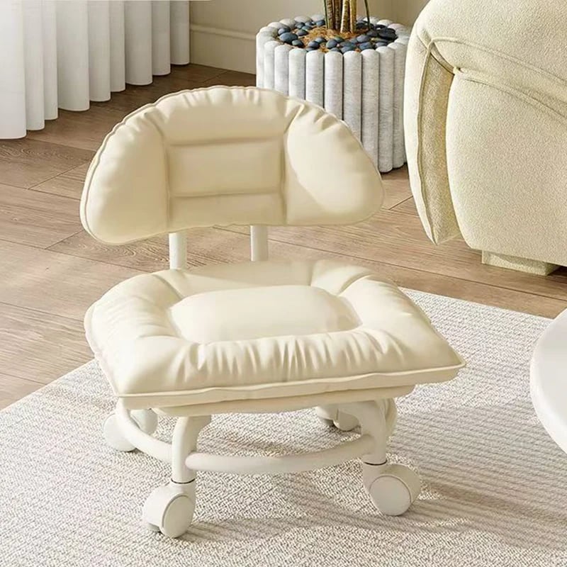 📢📢60% OFF !! ⏰Rolling Low Stool with Backrest⚙️🪑