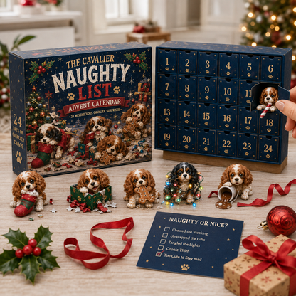 🐾Cavalier Adventures 24-Day Advent Calendar – 6 Themed Collections ✨