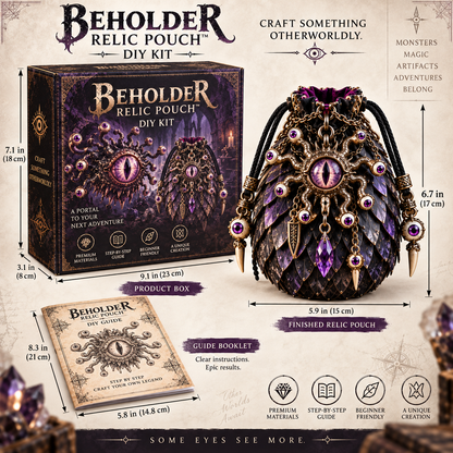 🧿⚔️ Legendary Relic Pouch DIY Kit™ – Fantasy Chainmail Scale Craft