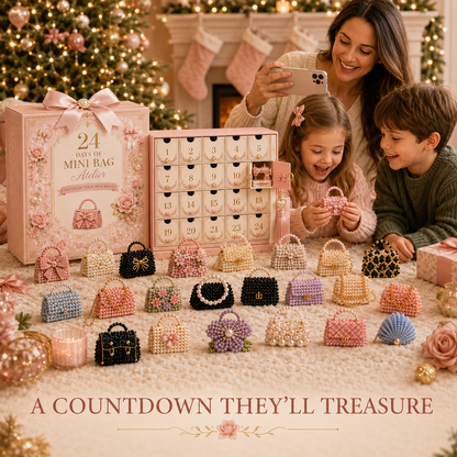 🎀 24 Days of Mini Bag Atelier™ – 24 Finished Mini Bag Advent Calendar