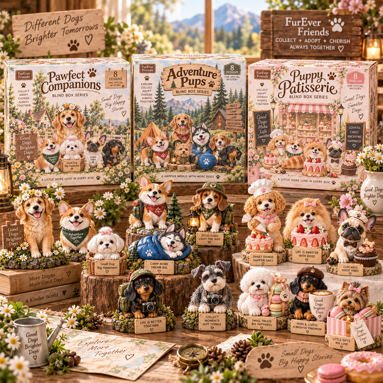 Three Dog Blind Box Collections