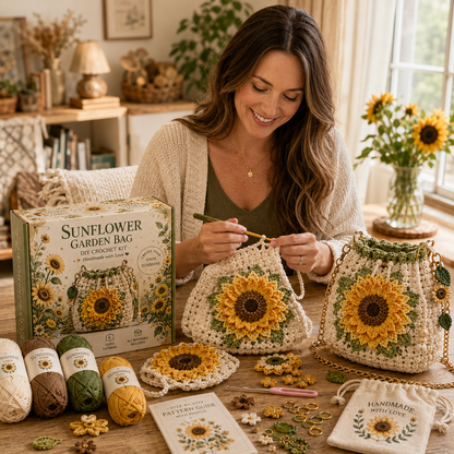 🧶 Whimsical Storybook Crochet Bags — 6-Style Fantasy DIY Crochet Bag Kit