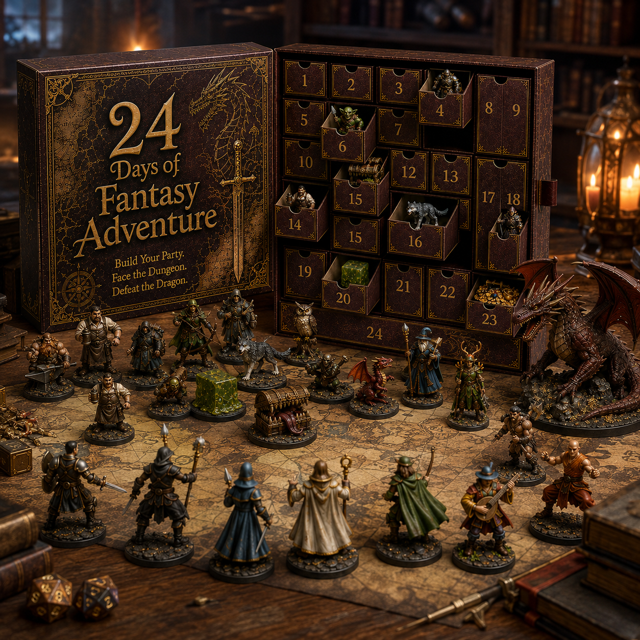 🐉 24 Days of Fantasy Quest Advent Calendar 2026 | Heroes, Monsters & Dragon Finale