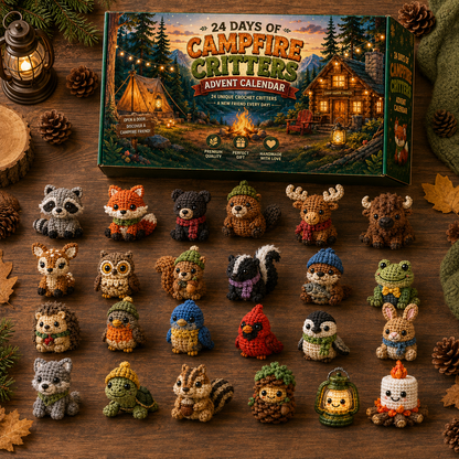 🔥 24 Days of Campfire Critters Advent Calendar 🦊🌲