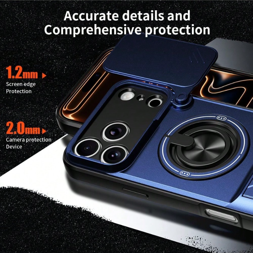 Magnetic Sliding Camera Protection Phone Case-Snap. Slide. Protect. 📱✨