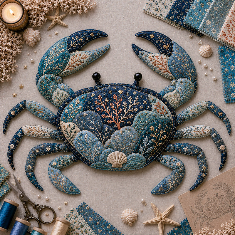 🌊 Ocean Friends DIY Patchwork Decoration Kit