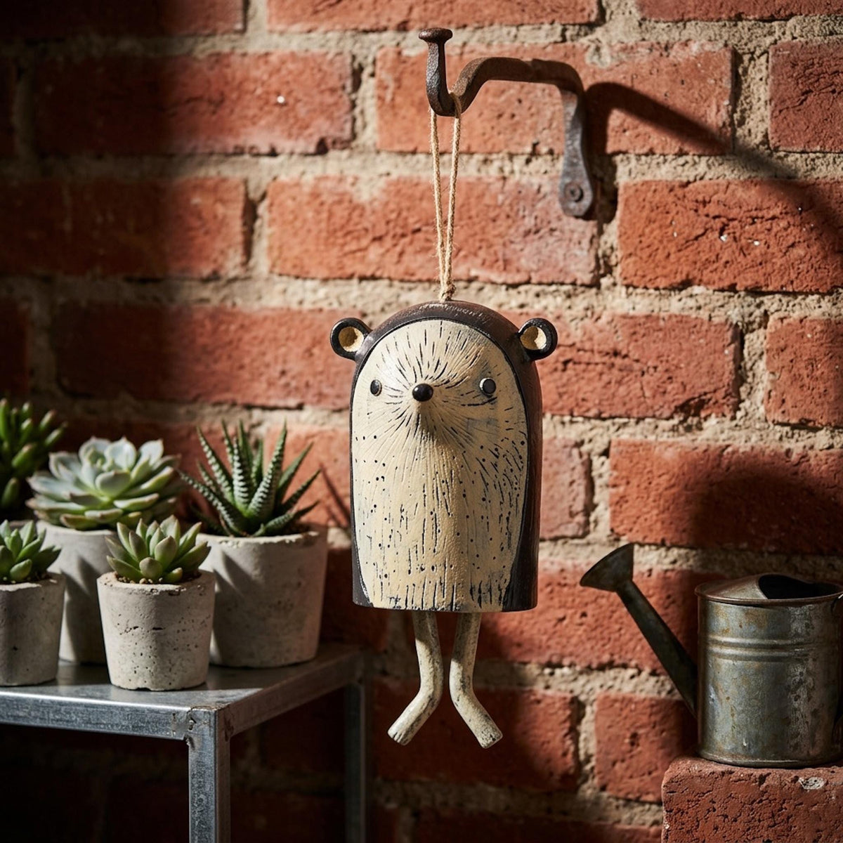 🦊Handmade Whimsical Animal Wind Chime Ornaments🐻