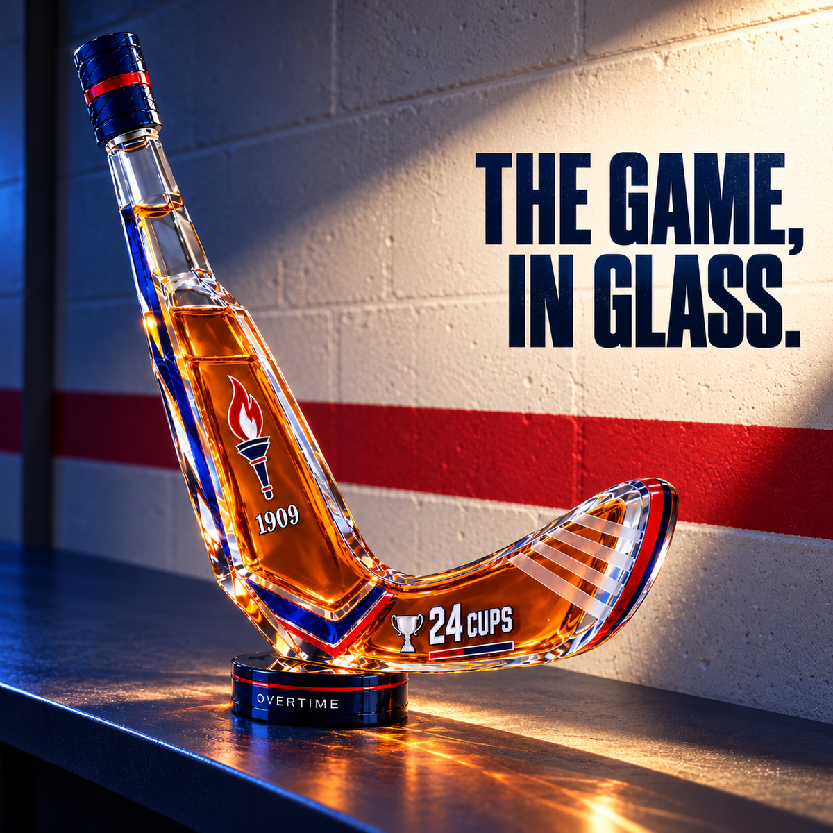 🔥Last Day 50% OFF- 🏒Hockey Stick Whiskey Decanter — 2026–27 Limited Custom Edition