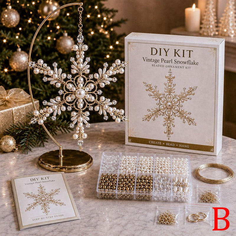 Beaded Snowflake DIY Kit Style