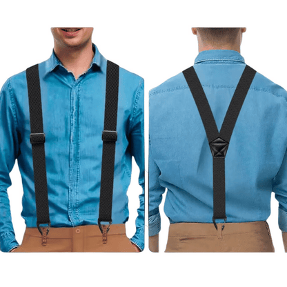 🎁Last Day 49% OFF-⏰Men's X-Back Suspenders with Hook Clips