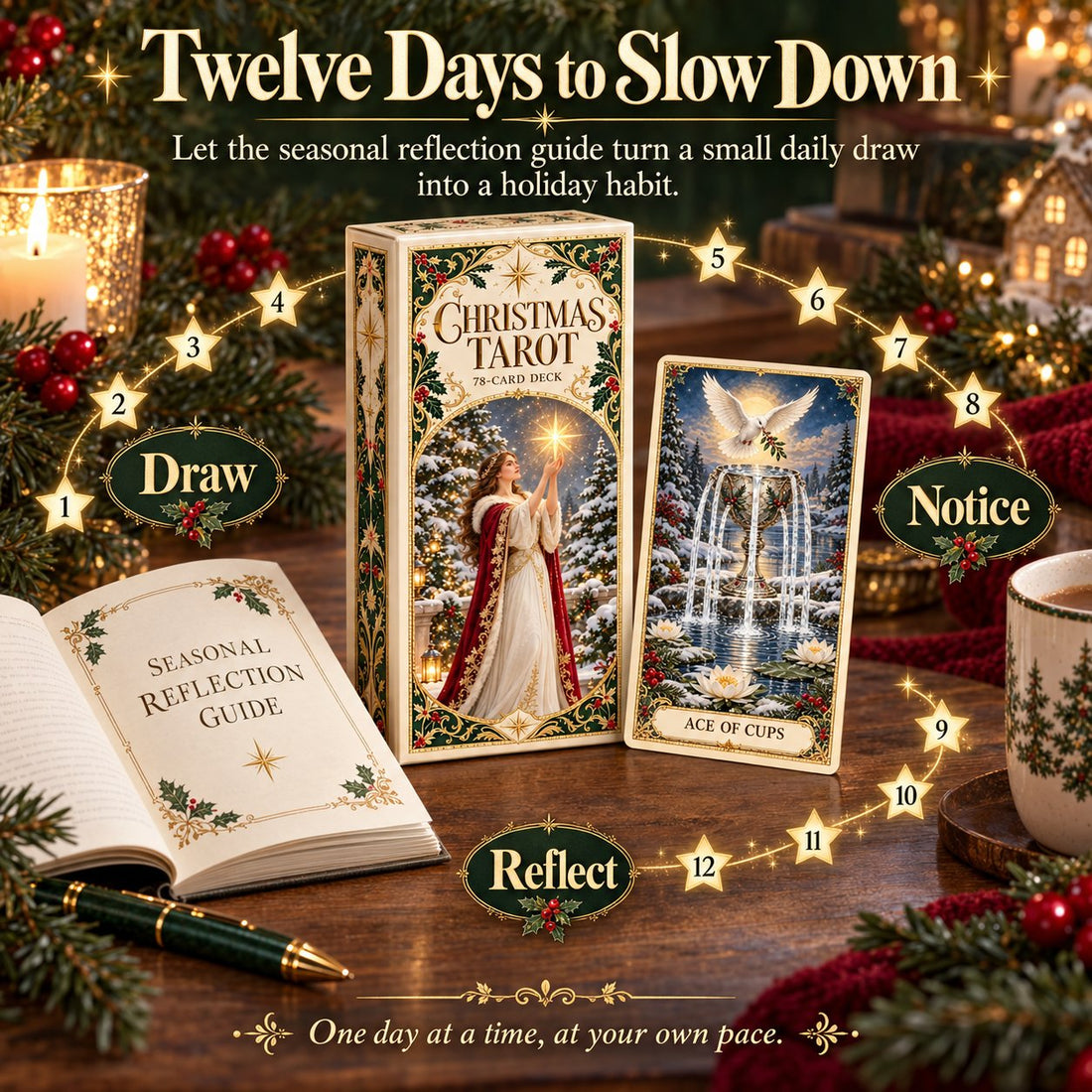 Christmas Tarot twelve-day reflection ritual