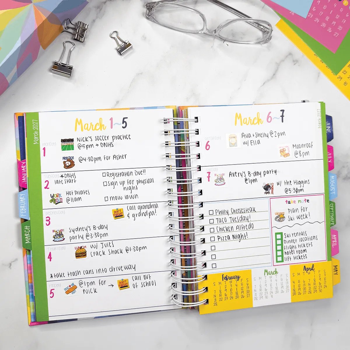 ⏰Limited Stock 50% OFF - 📅✨ 2027–2028 Reminder Binder® – 24-Month All-in-One Life Planner