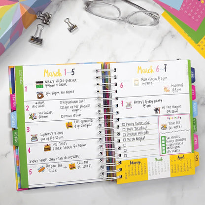 ⏰Limited Stock 50% OFF - 📅✨ 2027–2028 Reminder Binder® – 24-Month All-in-One Life Planner