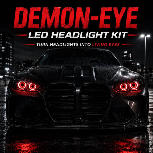 👁️ Demon Eye RGB Headlight Kit – Animated Iris Car Lighting Upgrade