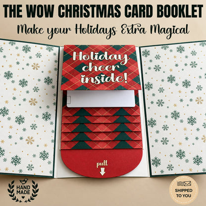 ⏰LAST DAY 50% OFF - 2026 New🎅🎁 Waterfall Christmas Gift Card Booklet 💳✨
