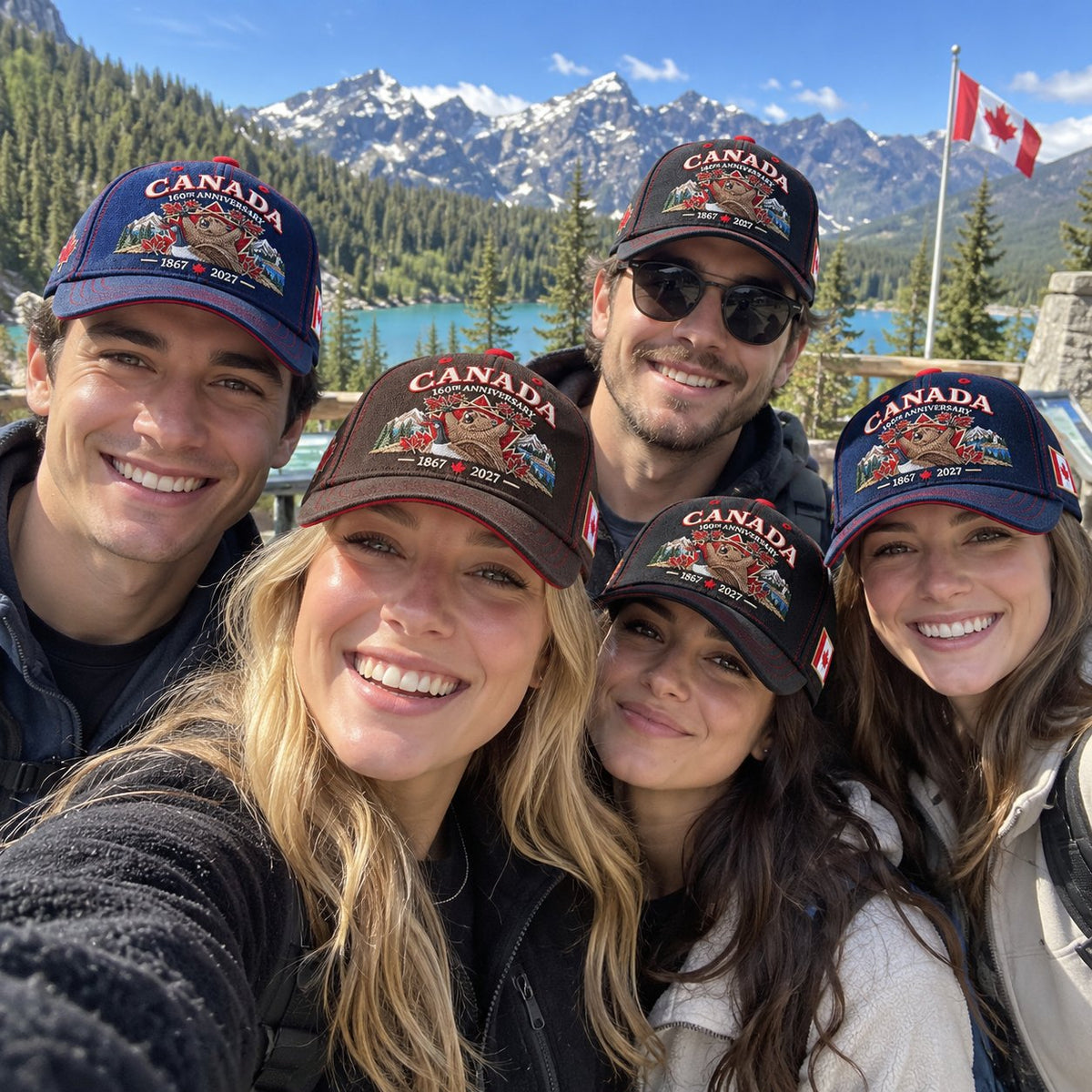🔥 LAST DAY 50% OFF - 🍁 Canada 160th Anniversary 1867–2027 – Premium Embroidered Heritage Cap ✨ 100% Cotton • Detailed Embroidery • Comfortable Fit