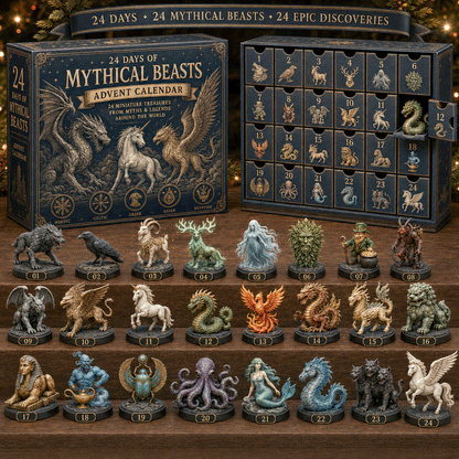 24-Day Greek Mythology Advent Calendar – Gods, Heroes & Mythical Creatures ⚡🏛️