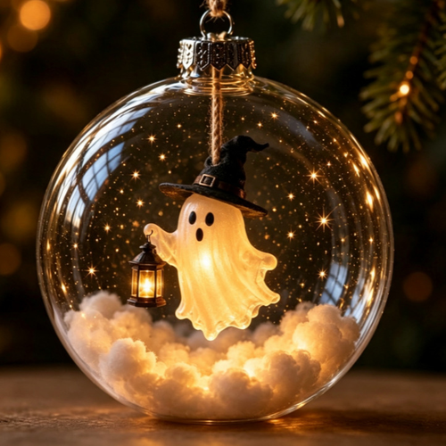 Halloween Glowing 3D Sphere Decoration 🎃🔮