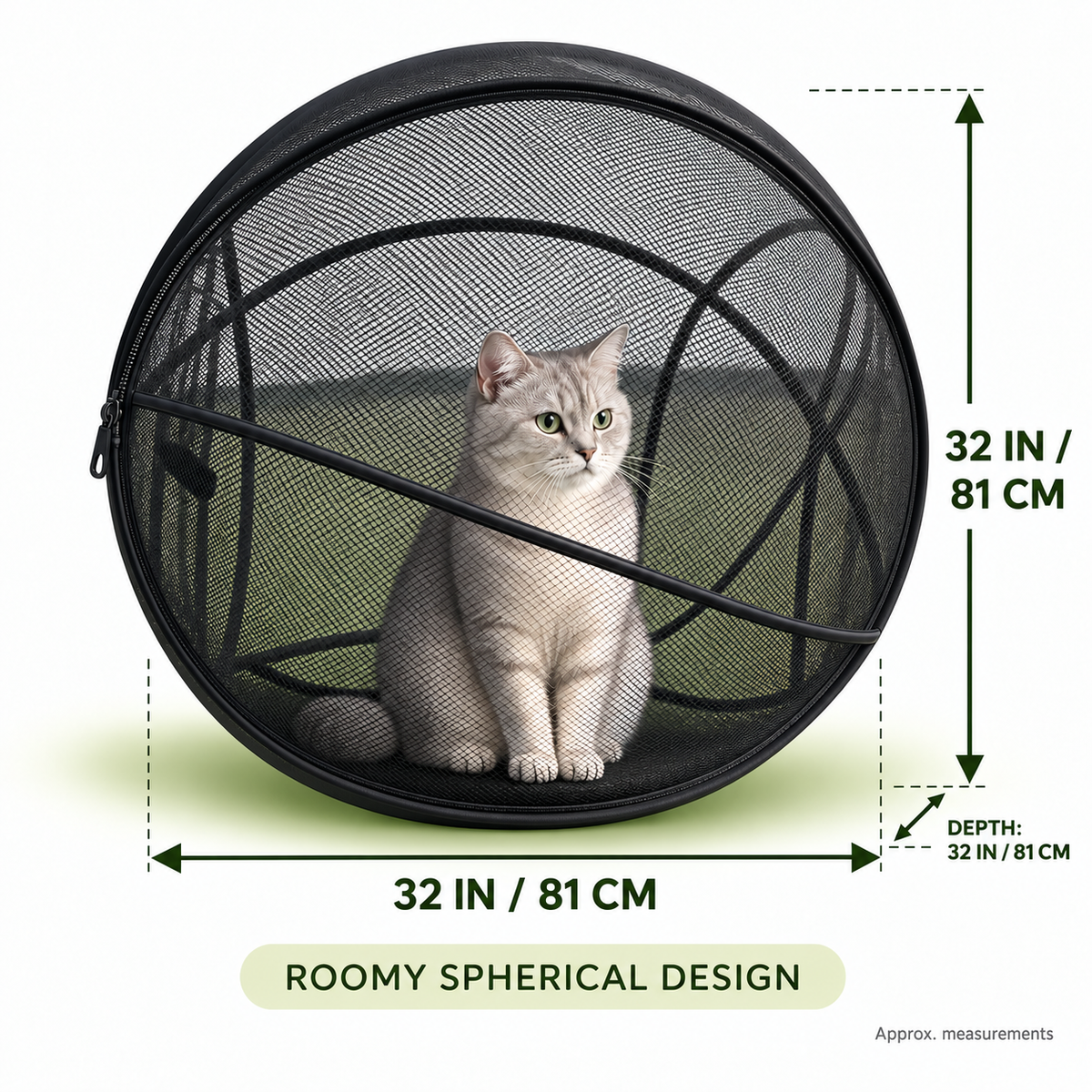 🐱🌿 FreshAir Cat Haven™ | Outdoor Explorer Mesh Playpen