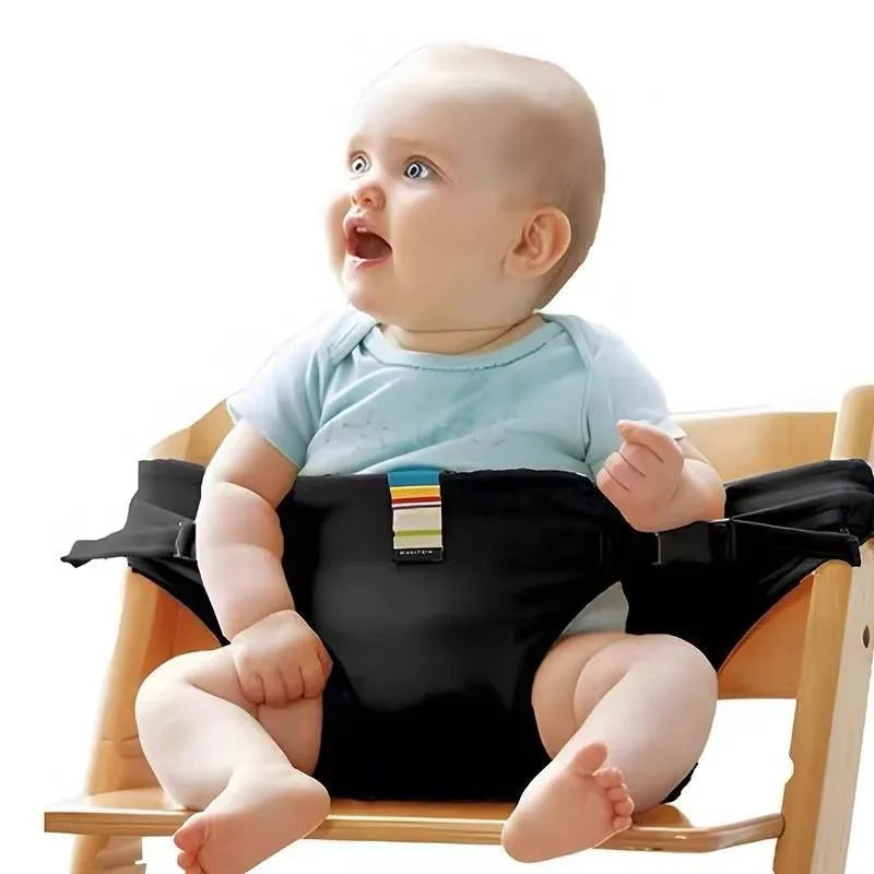 Baby High Chair Seat Belts - Portable Dining Straps Holder