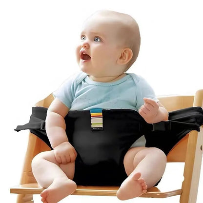 Baby High Chair Seat Belts - Portable Dining Straps Holder