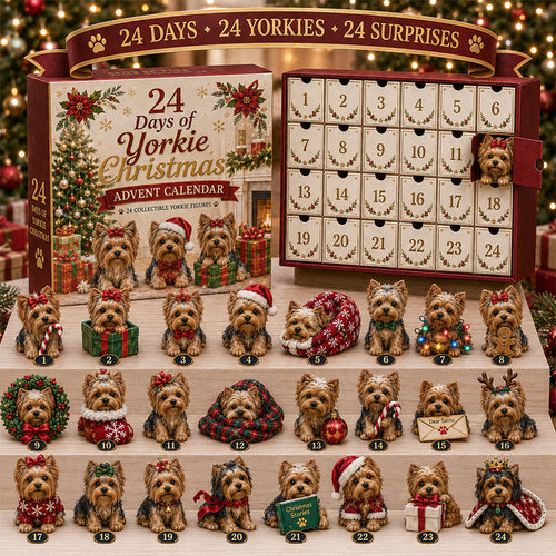 🎀🐶 Yorkie Christmas Advent Calendar 2026