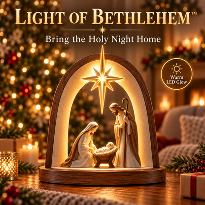 ✝️Light of Bethlehem™ Illuminated Nativity Arch | Warm LED Christmas Faith Decor