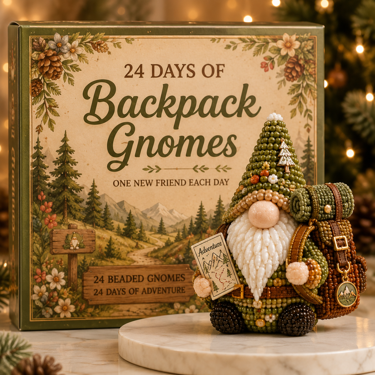 🎄 24 DAYS OF BEADED GNOME MAGIC™