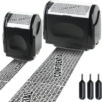 🔥🔥SALE 49% OFF!!-Privacy Protection Security Roller Stamp — Address & Billing Info Blocker, Home & Office Mailing Essentials 100m Long-Lasting Roll