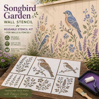 📦Limited Stock 49% OFF 🌿 Garden Wall Stencil™—Make your walls look lively and not monotonous🔥Buy 2 Get 1 FREE🎁Give your child a vivid home🏠