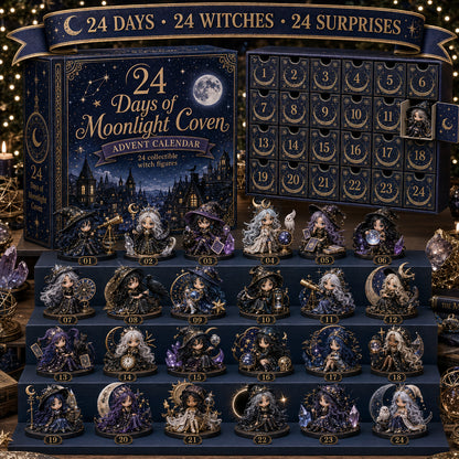 2026 The Five Covens Witch Advent Calendar – 24 Collectible Witches, 5 Magical Coven Styles