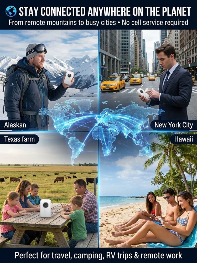 ⏰Limited Stock 50% OFF - 🌍 Global Portable Wi-fi – No Contract, No Hidden Fees