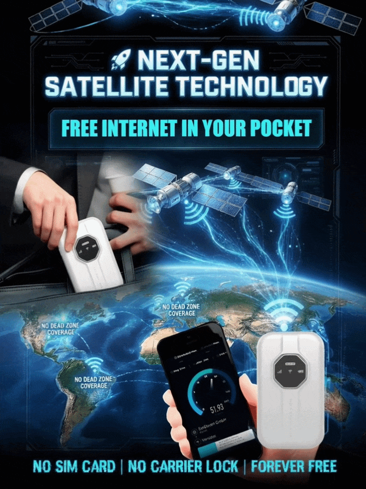 ⏰Limited Stock 50% OFF - 🌍 Global Portable Wi-fi – No Contract, No Hidden Fees