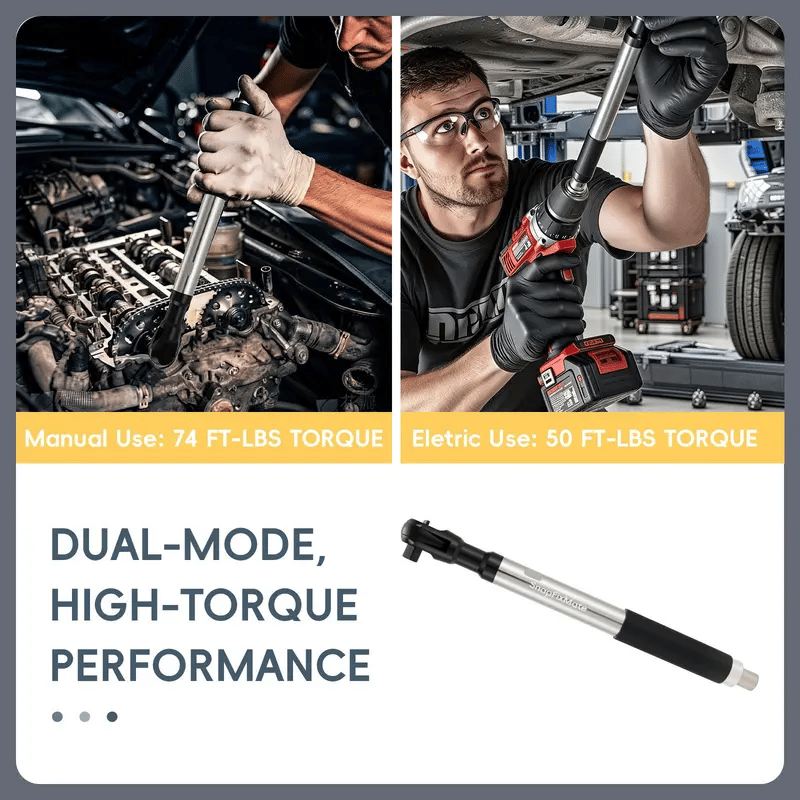 1/2in Wrench Extend Rod, Ni Cr Alloy Steel Multifunctional Universal Wrench Extender, Compact Size and Lightweight Design, for Fastening Tasks,SnapFixMate