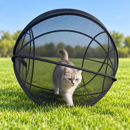 🐱🌿 FreshAir Cat Haven™ | Outdoor Explorer Mesh Playpen