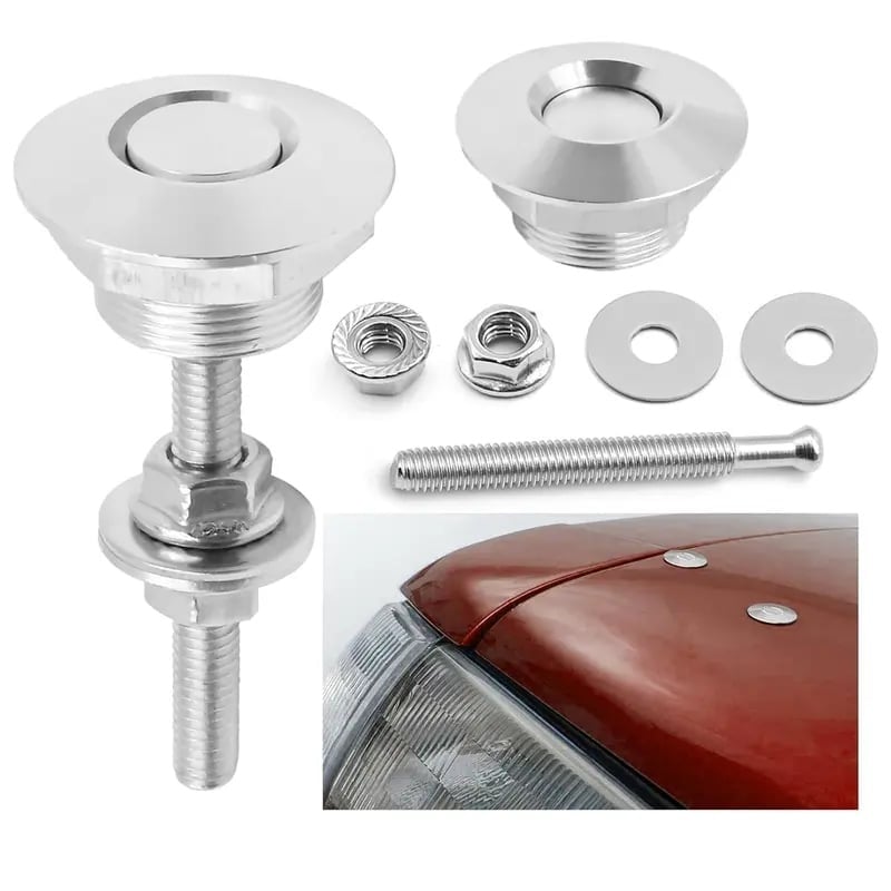 Quick release latch components and mounting hardware