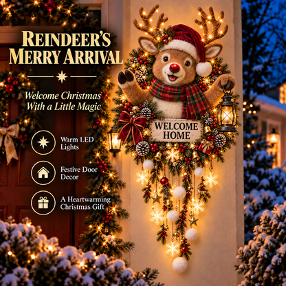 ⛄ Christmas Welcome Glow™ Lighted Holiday Entryway Decor🎄