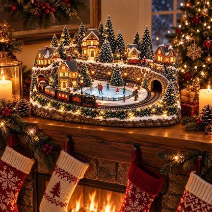 🔥 Lighted & Animated Christmas Village Collection-✨Same as the video