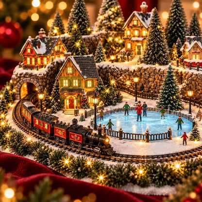 🔥 Lighted & Animated Christmas Village Collection-✨Same as the video