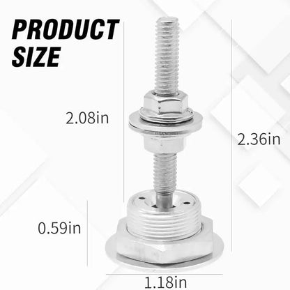 🔒 4Pcs Universal Aluminum Quick-Release Lock Latches - Secure & Easy Access!⚡