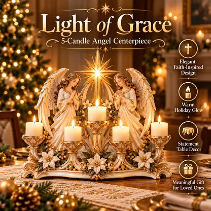 🔥 LAST DAY 51% OFF 🔥✨🕯️ Light Of His Presence — Sacred Christian Candleholder ✝️🤍
