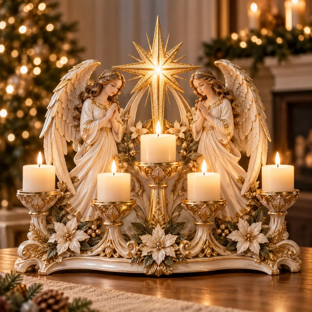 🔥 LAST DAY 51% OFF 🔥✨🕯️ Light Of His Presence — Sacred Christian Candleholder ✝️🤍